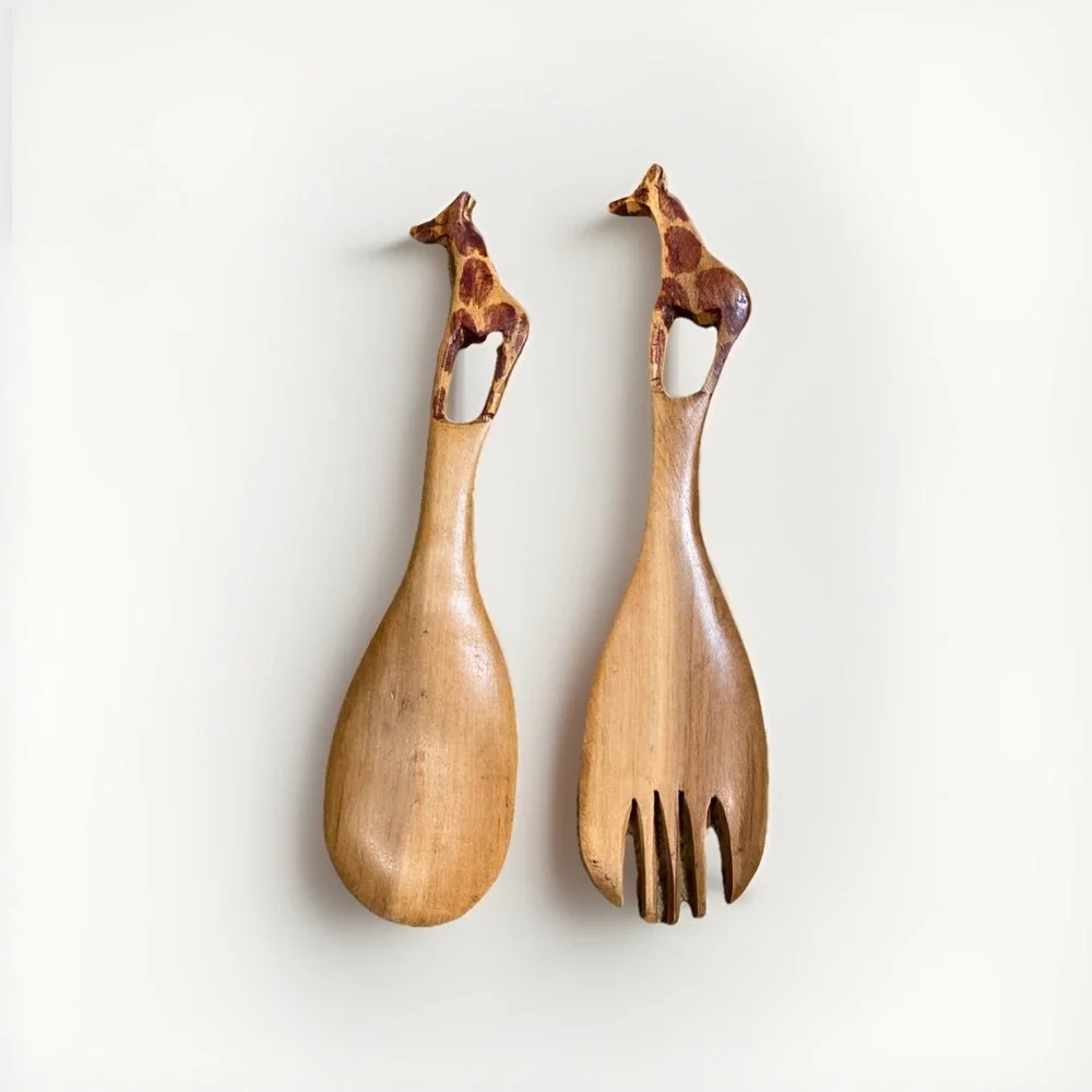 Kenya Artisan Hand-Carved African Giraffe 9